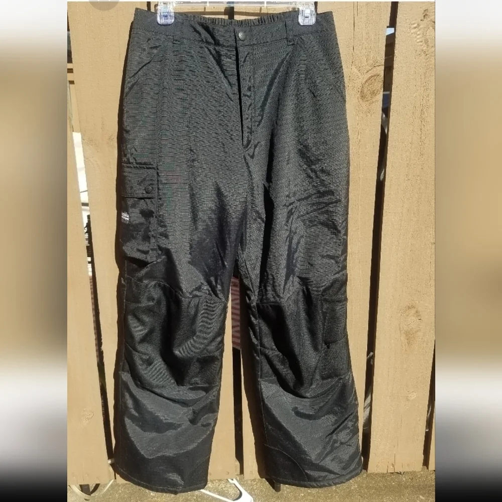 Columbia techtonite black ski pants unisex